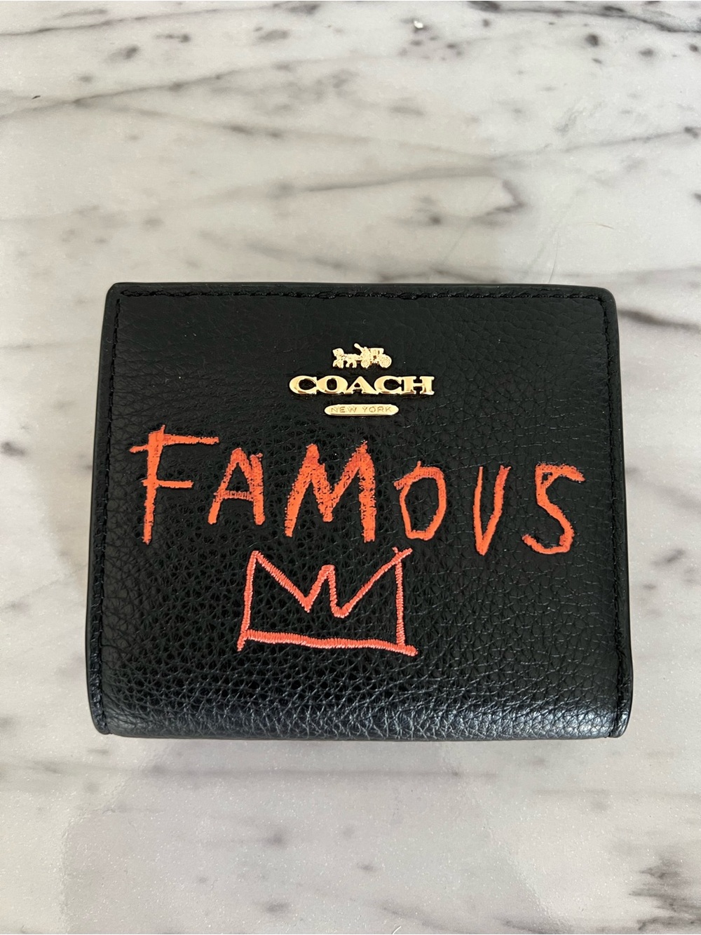 Coach X Basquiat snap wallet